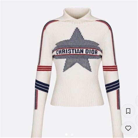 christian dior white jumper|christian dior jumper women's.